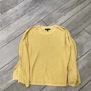 Banana Republic Mustard Knit Sweater Size Large #160